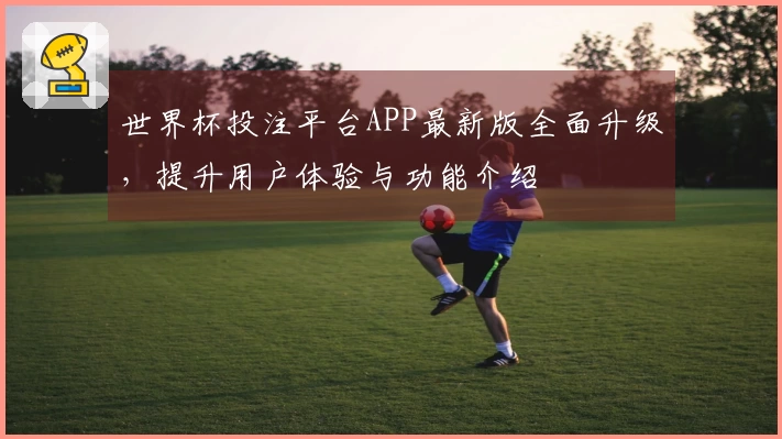 世界杯投注平台APP最新版全面升级，提升用户体验与功能介绍
